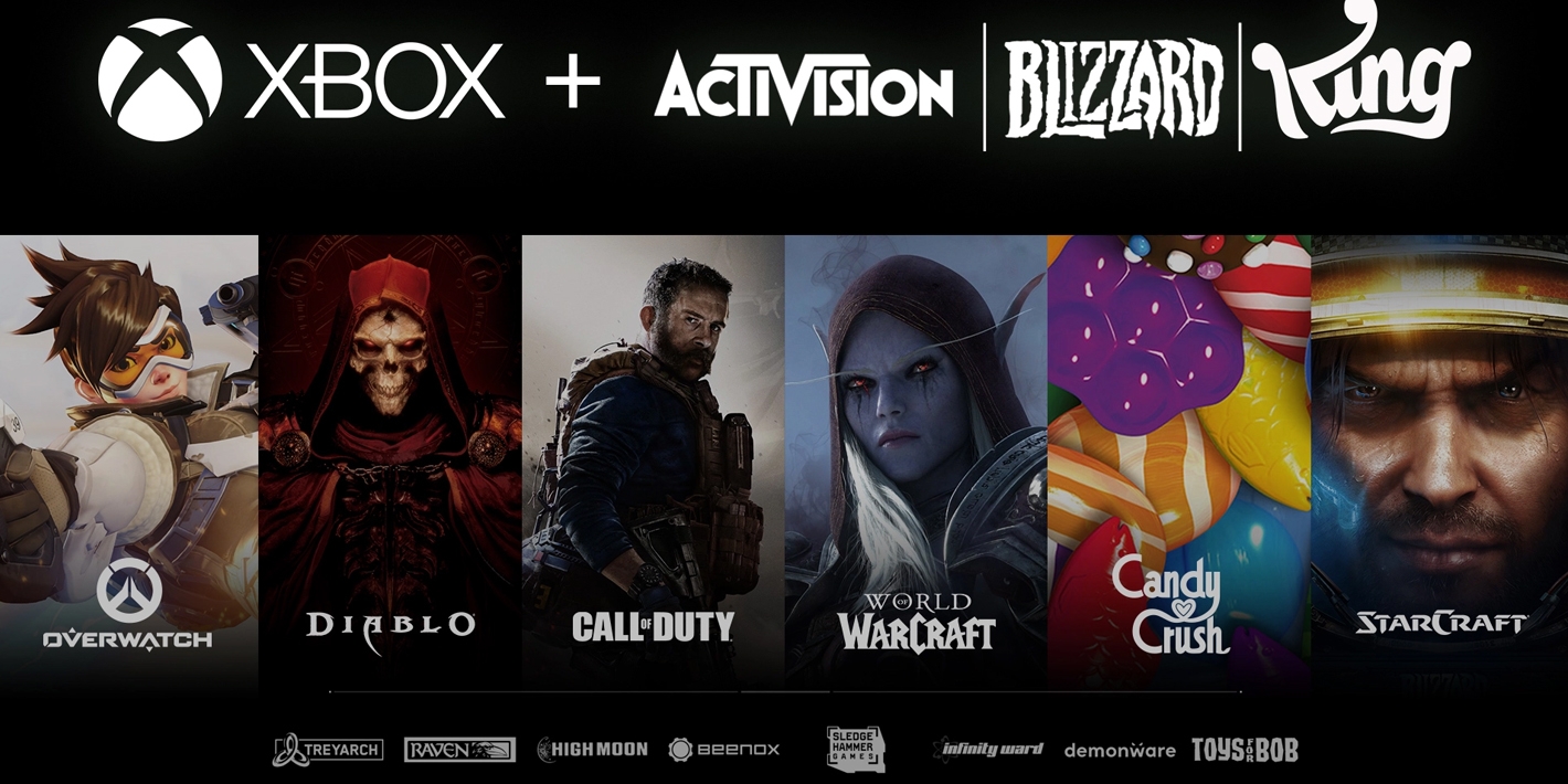 Microsoft kupił Activision Blizzard